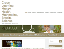 Tablet Screenshot of crosci.com